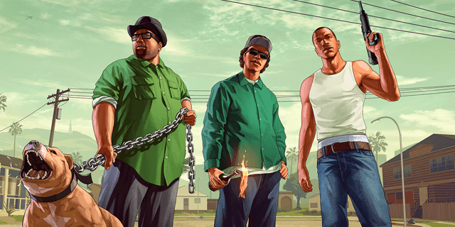 Grand Theft Auto: San Andreas - обложка